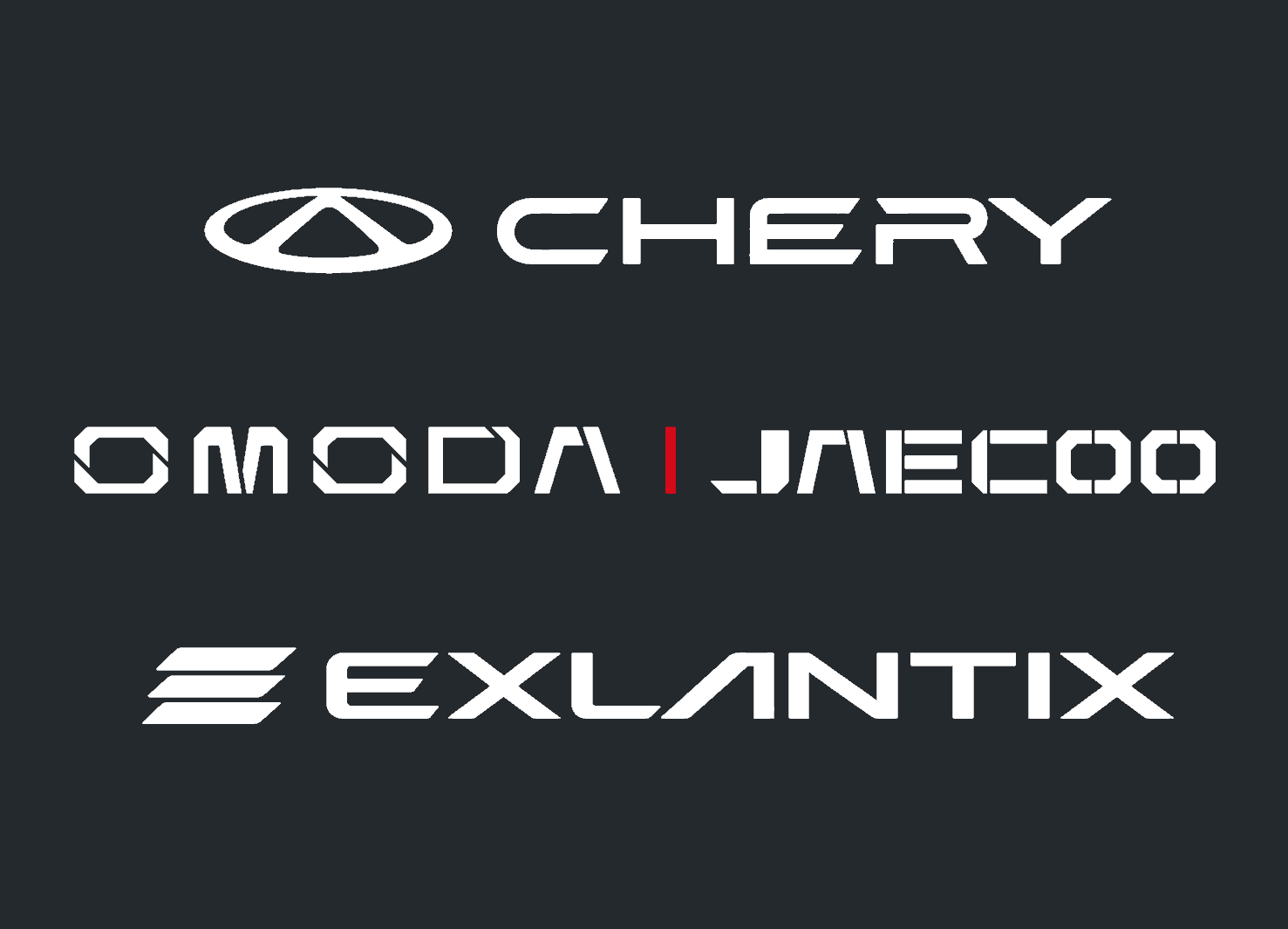 OMODA, JAECOO, Chery i EXLANTIX